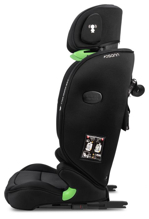 Osann Flux Isofix eXT i-Size Booster Seat - Secure Full Harness Up to 6 Years & 23 kg with NEW Sensor for Easy Installation - Image 25